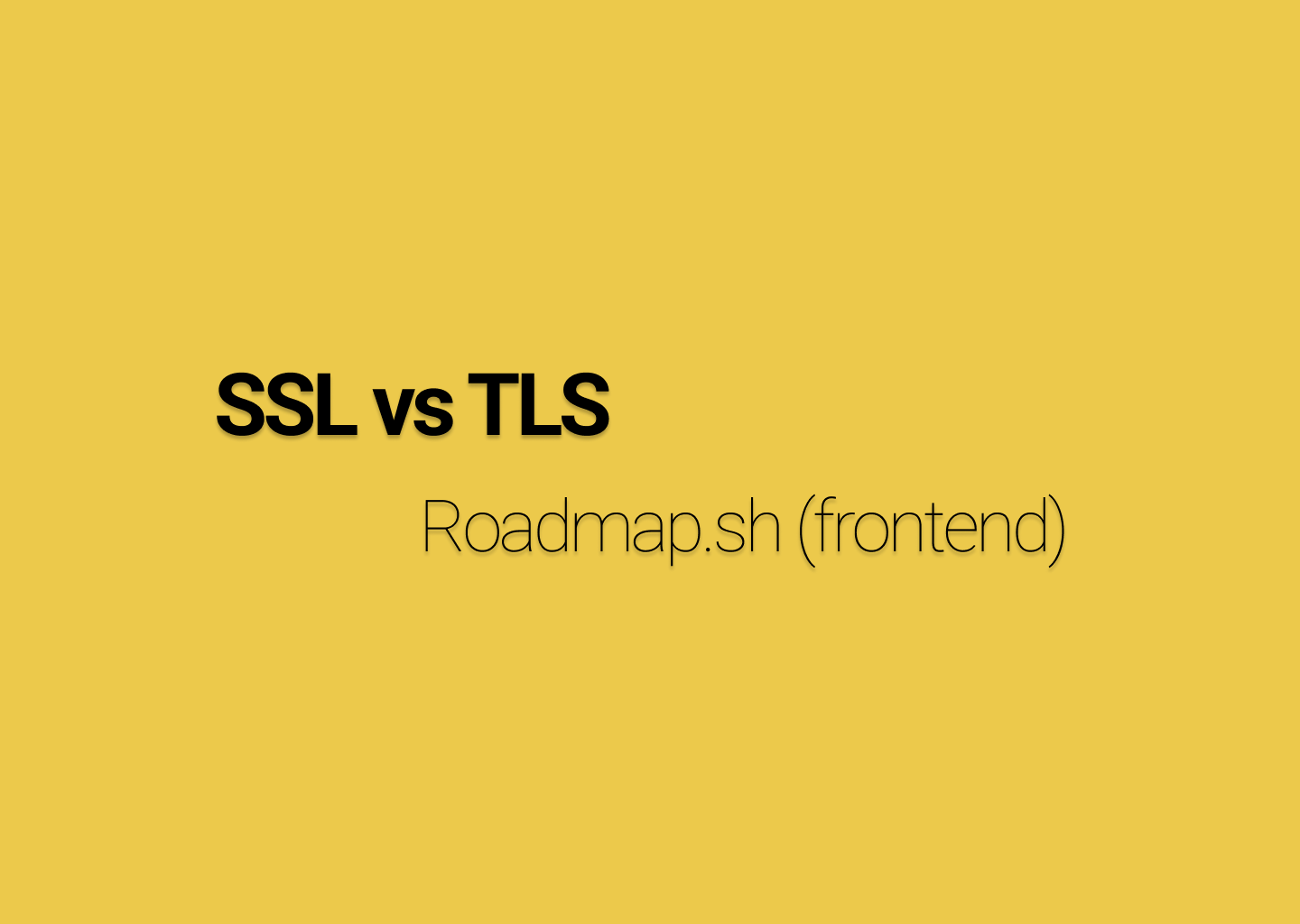 The differences between HTTPS, SSL and TLS - Roadmap.sh
Roadmap.sh frontend 학습 순서에 따라 정리하는 포스팅 4