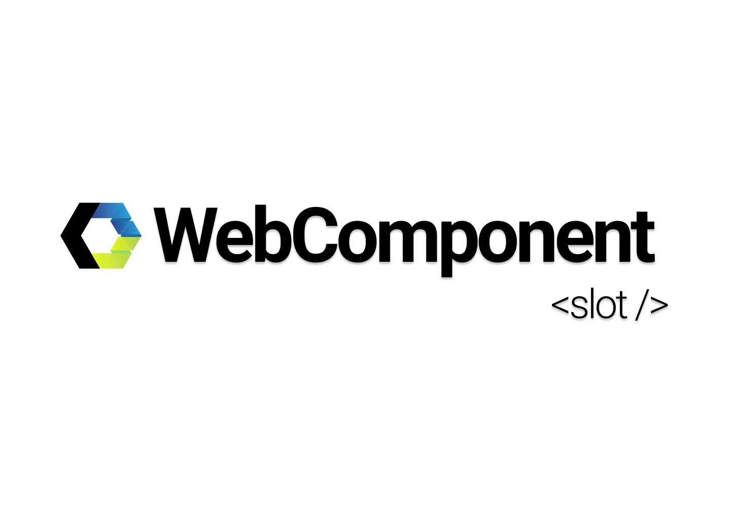 Web component - slot