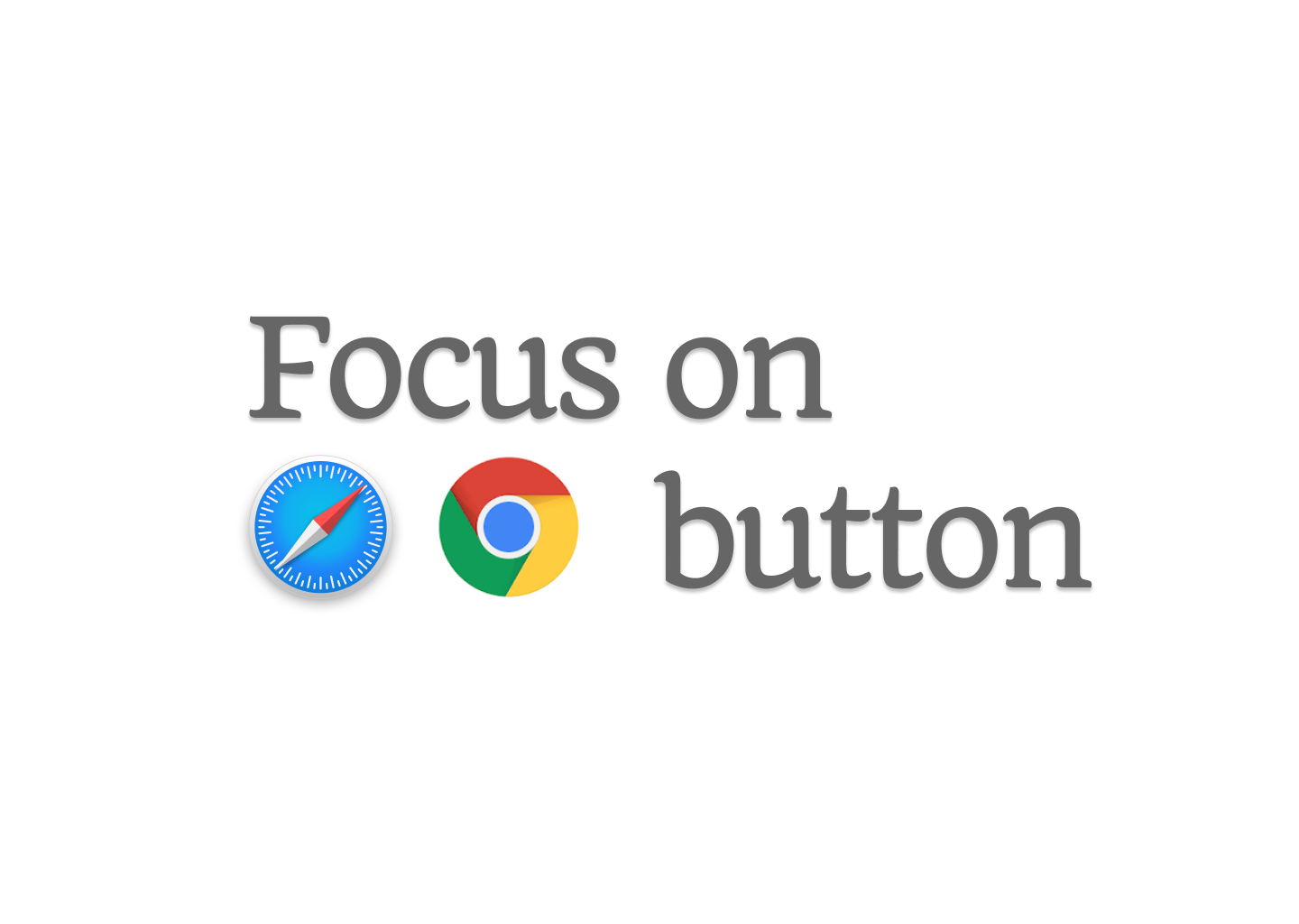 Safari, Chrome 브라우저에 따라 달라지는 button의 focus 속성